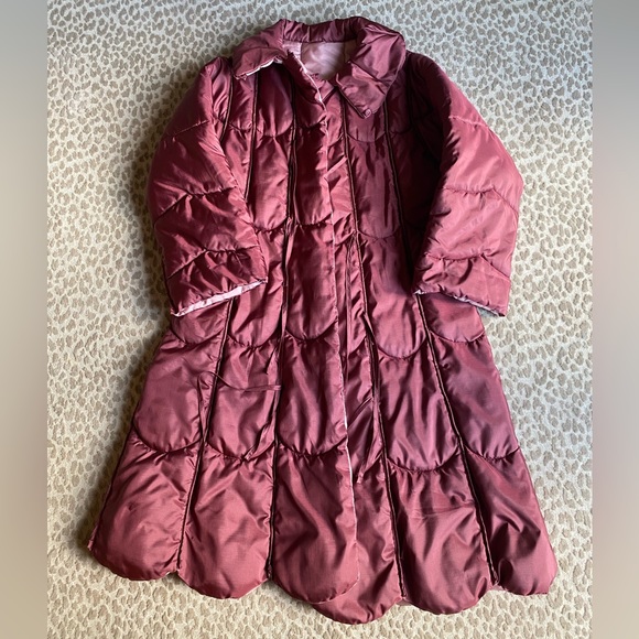 Forecaster Jackets & Blazers - Vintage Reversible Forecaster of Boston Full-Length Scalloped Puffer Coat